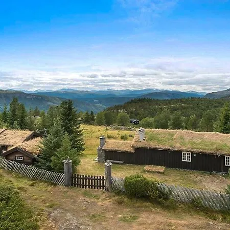 Historic Log By Rondane National Park Laargard