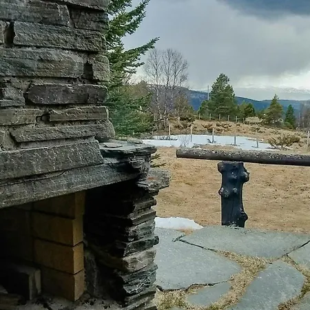Historic Log By Rondane National Park *
