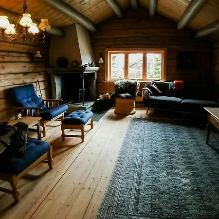 Historic Log By Rondane National Park